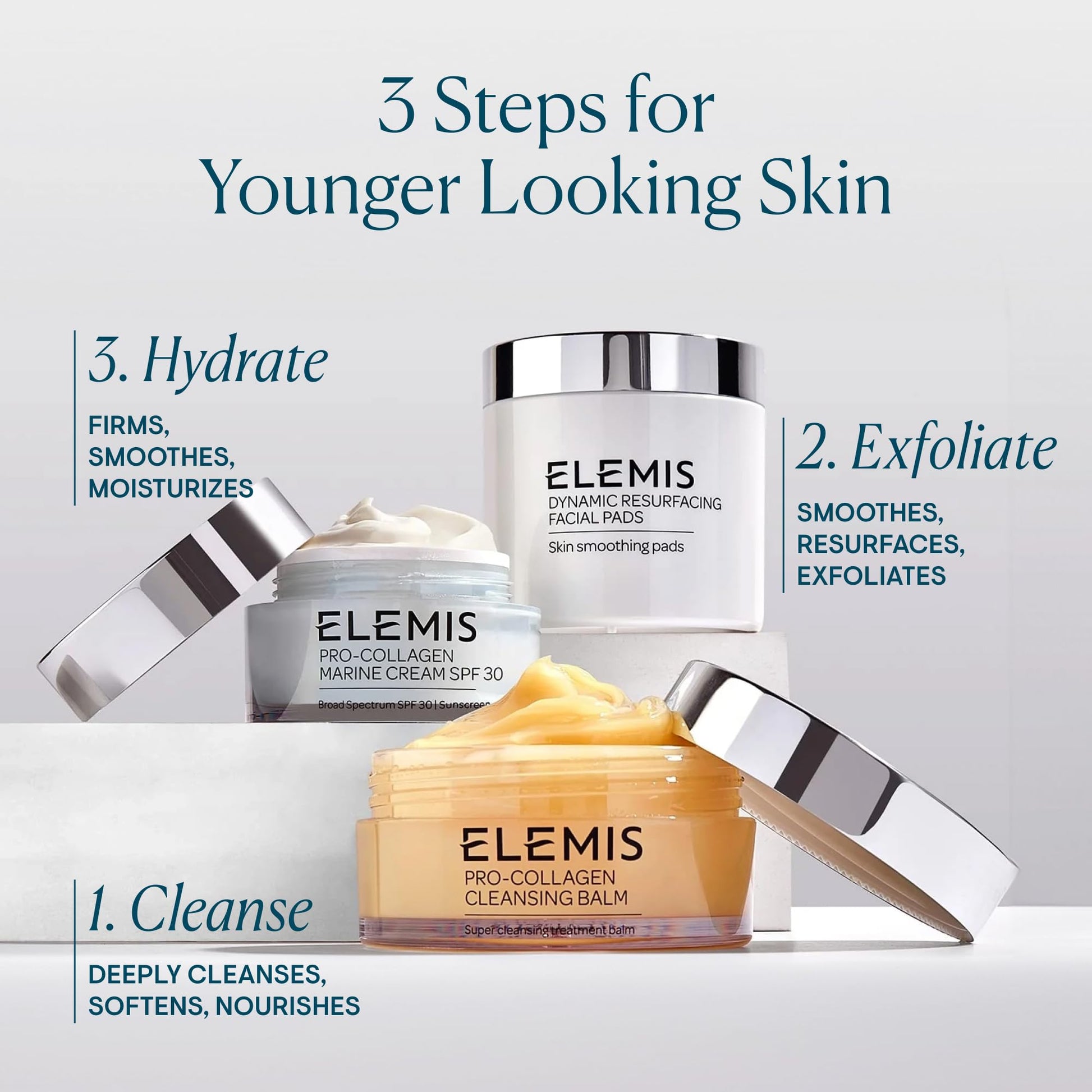 ELEMIS Pro - Collagen Cleansing Balm Makeup Remover, Hydrating Facial Cleanser, Oil Cleanser, Oil Makeup Remover, Deep Cleanse - Taylor K Shop