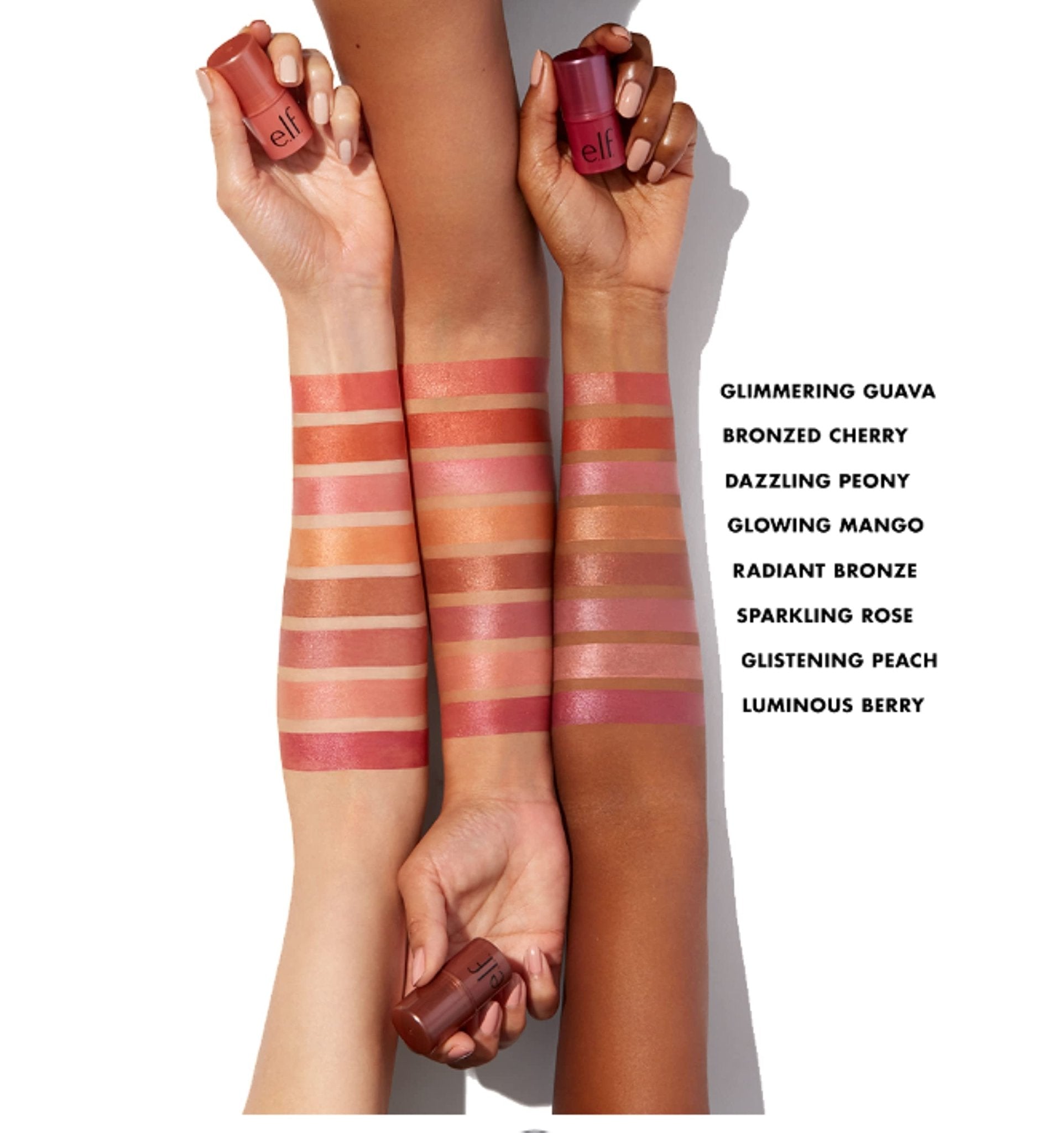 e.l.f. Monochromatic Multi Stick, Creamy, Lightweight, Versatile, Luxurious, Adds Shimmer, Easy To Use On The Go, Blends Effortlessly, Sparkling Rose, 0.17 Oz - Taylor K Shop