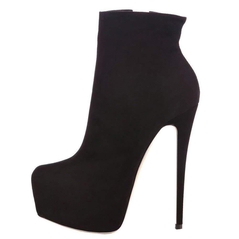 European and American side zipper ankle boots for women - Taylor K Shop
