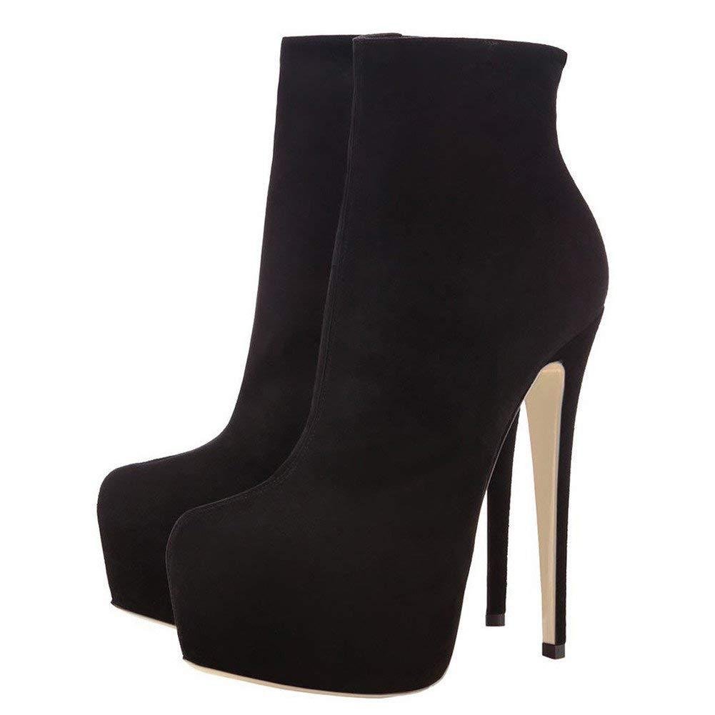 European and American side zipper ankle boots for women - Taylor K Shop