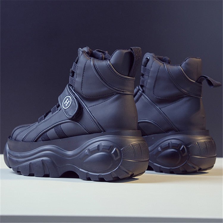 European Women's Shoes New Style Spring New Sports Shoes Women's Thick - Soled Inner Increase High - Top Hip - Hop Casual Shoes Women - Taylor K Shop