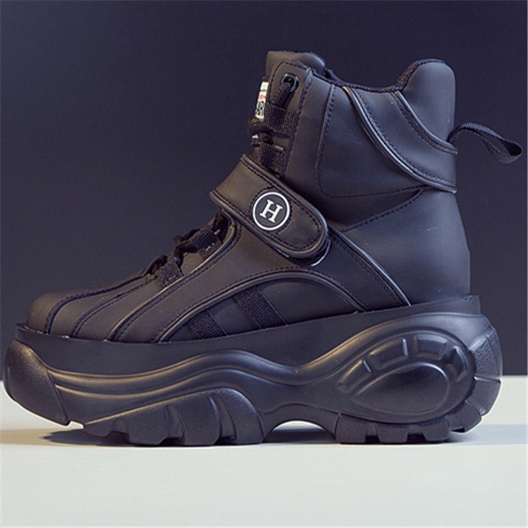 European Women's Shoes New Style Spring New Sports Shoes Women's Thick - Soled Inner Increase High - Top Hip - Hop Casual Shoes Women - Taylor K Shop