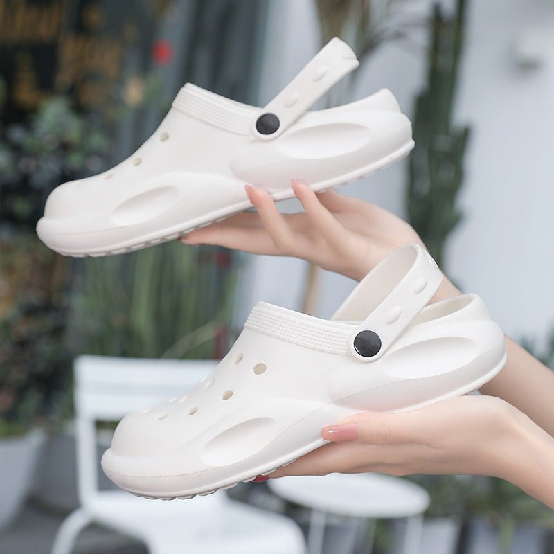 EVA Hole Shoes Beach Casual Baotou Sandals Non - slip Garden Clogs Shoes - Taylor K Shop
