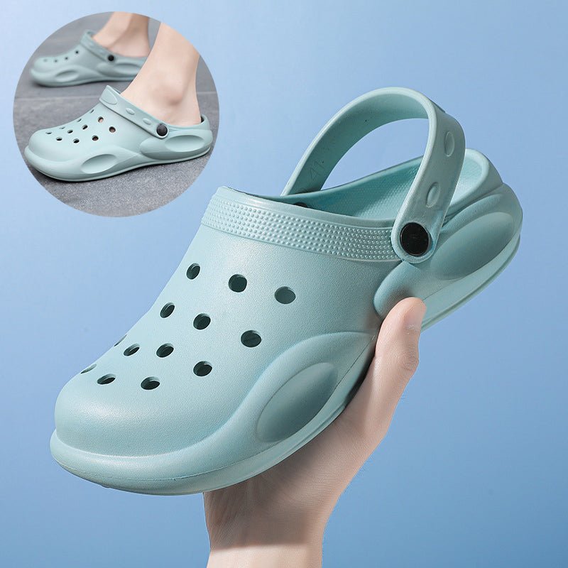 EVA Hole Shoes Beach Casual Baotou Sandals Non - slip Garden Clogs Shoes - Taylor K Shop