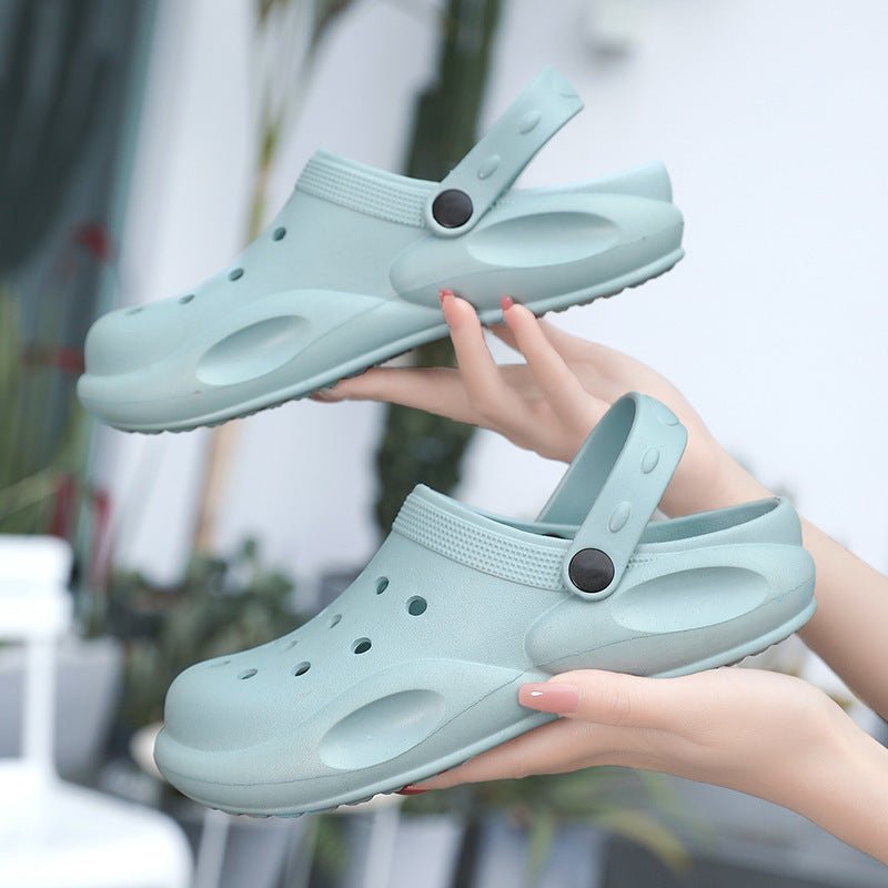 EVA Hole Shoes Beach Casual Baotou Sandals Non - slip Garden Clogs Shoes - Taylor K Shop