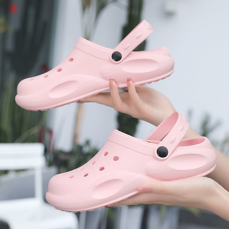 EVA Hole Shoes Beach Casual Baotou Sandals Non - slip Garden Clogs Shoes - Taylor K Shop