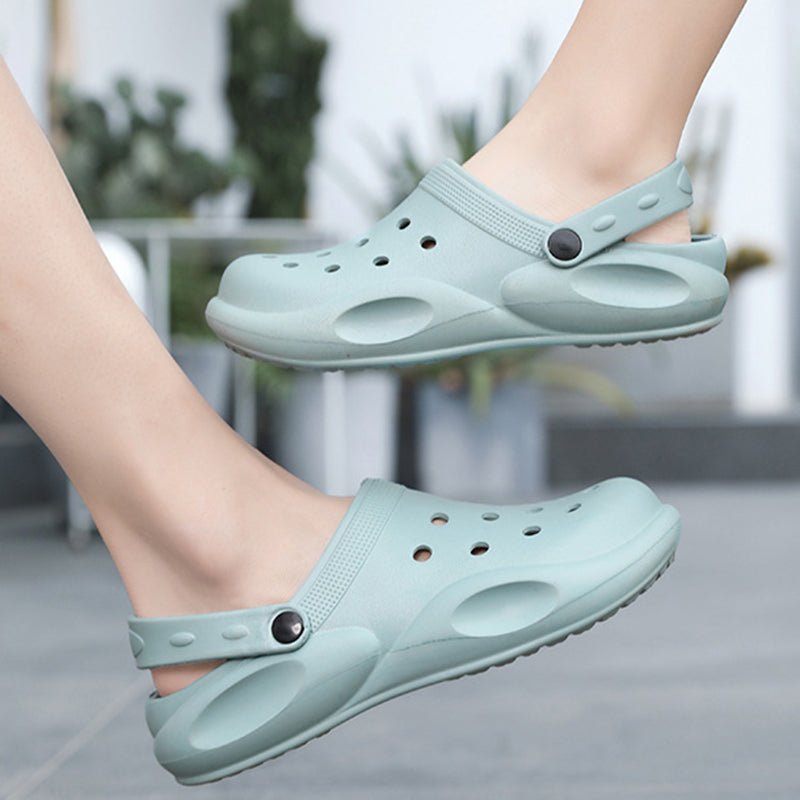 EVA Hole Shoes Beach Casual Baotou Sandals Non - slip Garden Clogs Shoes - Taylor K Shop
