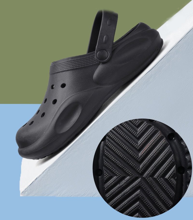 EVA Hole Shoes Beach Casual Baotou Sandals Non - slip Garden Clogs Shoes - Taylor K Shop