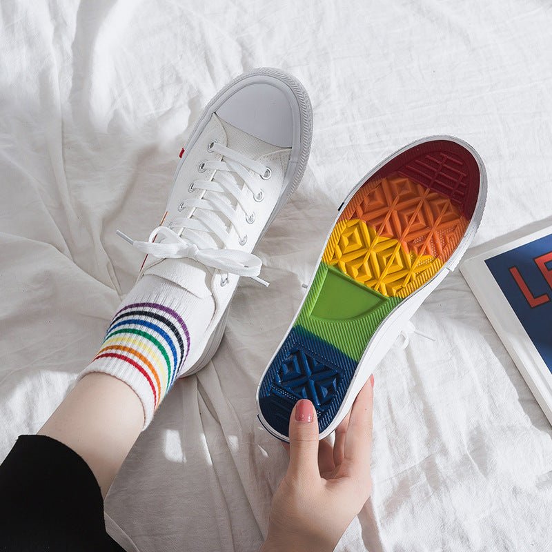 Fairy rainbow canvas shoes - Taylor K Shop