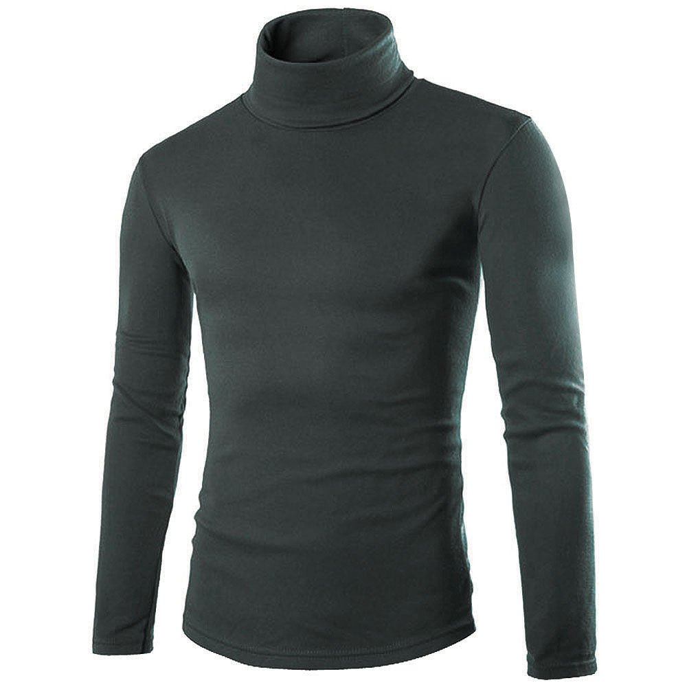 Fall New Mens knitting shirt slim fit - Taylor K Shop
