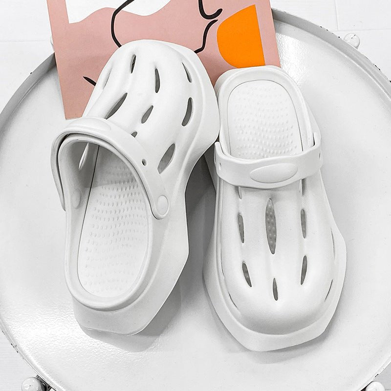 Fashion Clogs Shoes Summer Ankle - wrap Slippers Garden Beach Shoes - Taylor K Shop