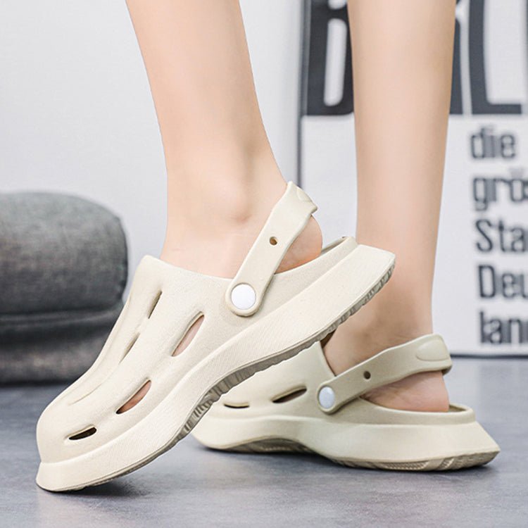 Fashion Clogs Shoes Summer Ankle - wrap Slippers Garden Beach Shoes - Taylor K Shop