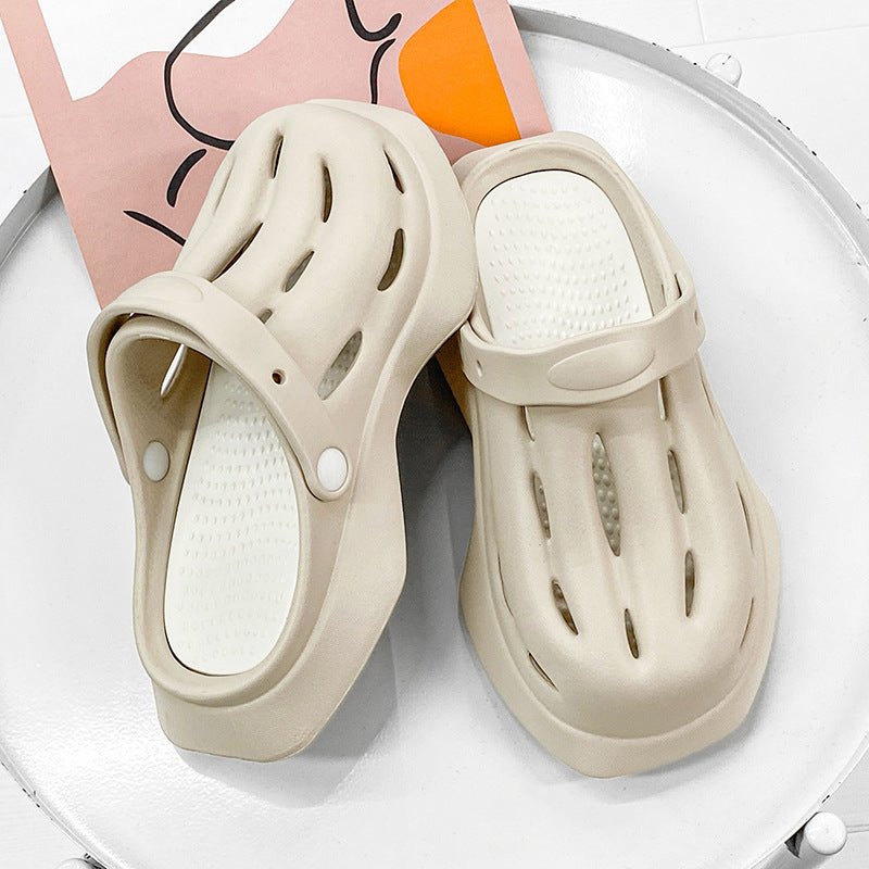 Fashion Clogs Shoes Summer Ankle - wrap Slippers Garden Beach Shoes - Taylor K Shop