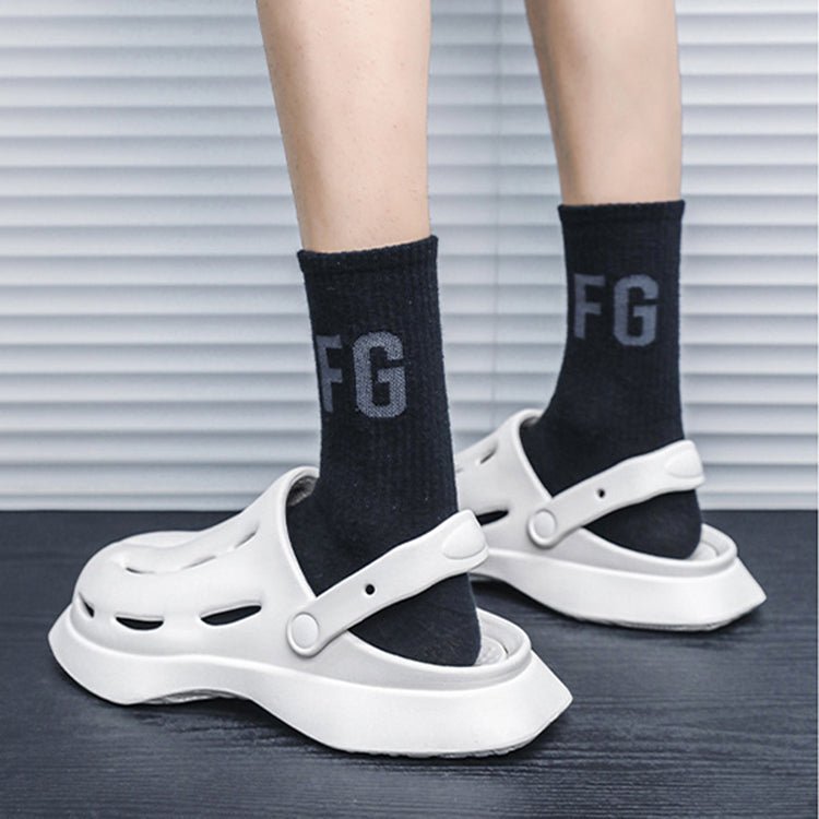 Fashion Clogs Shoes Summer Ankle - wrap Slippers Garden Beach Shoes - Taylor K Shop