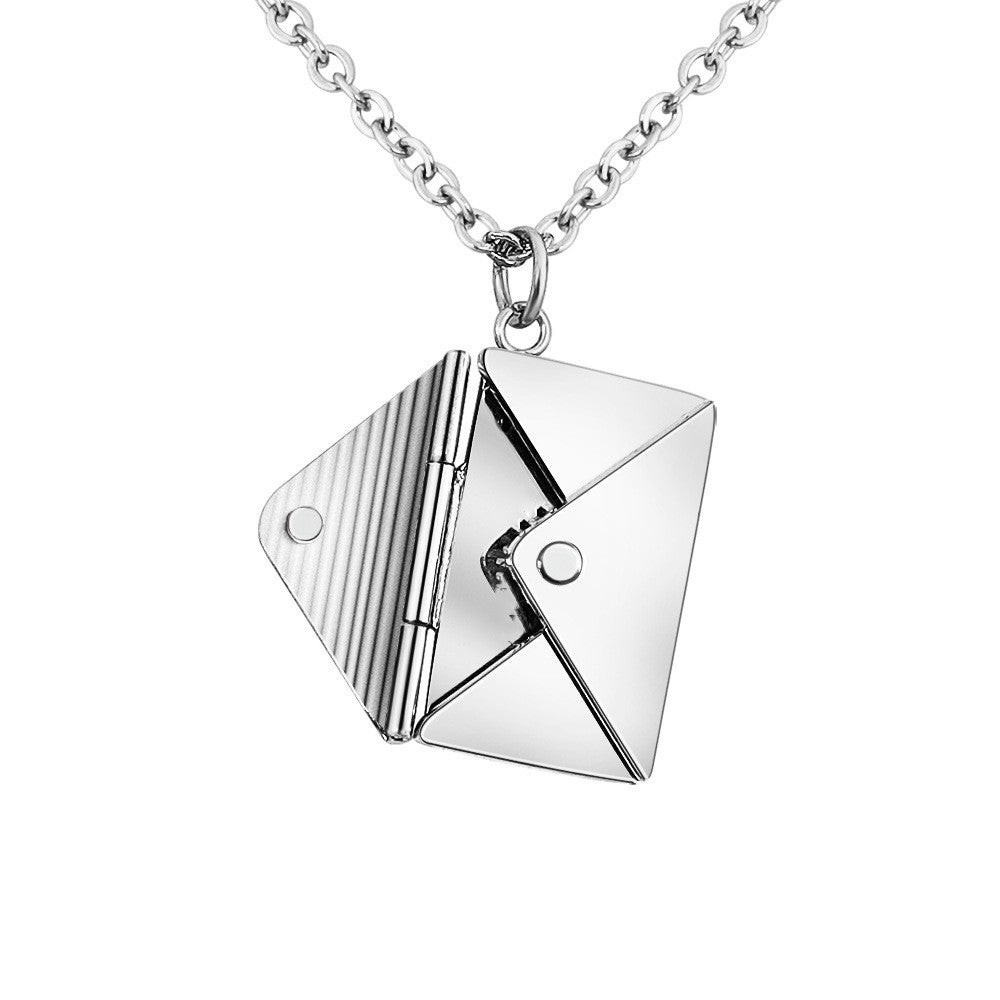 Fashion Jewelry Envelop Necklace Women Lover Letter Pendant Best Gifts For Girlfriend - Taylor K Shop