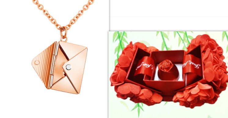 Fashion Jewelry Envelop Necklace Women Lover Letter Pendant Best Gifts For Girlfriend - Taylor K Shop