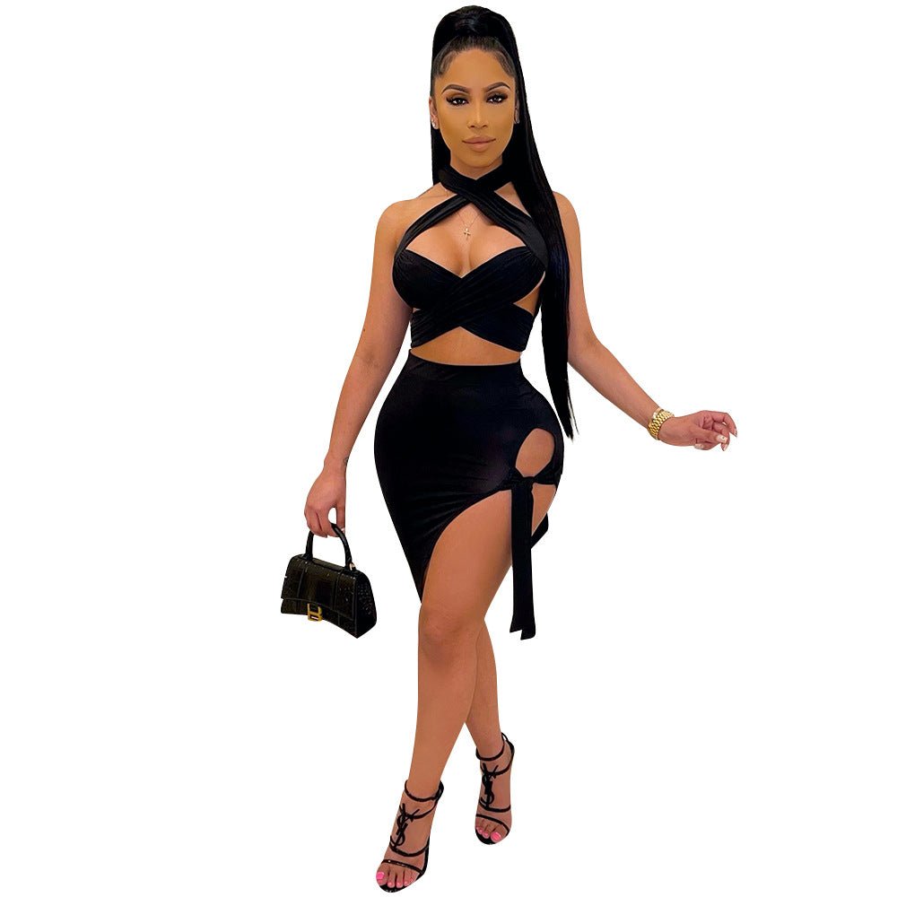 Fashion Sexy Lady Two - Piece Short Skirt Suit - Taylor K Shop