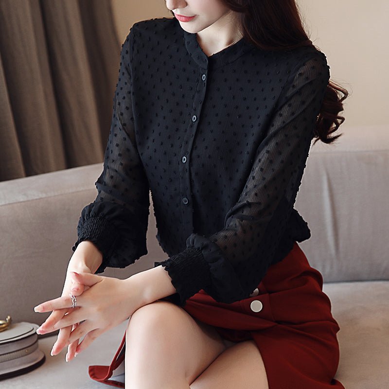Fashion Woman Blouses Spring Long Sleeve Women Shirts - Taylor K Shop