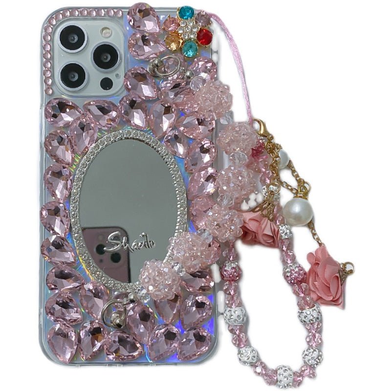 Fashionable And Creative Diamond - encrusted Mirror Phone Case - Taylor K Shop