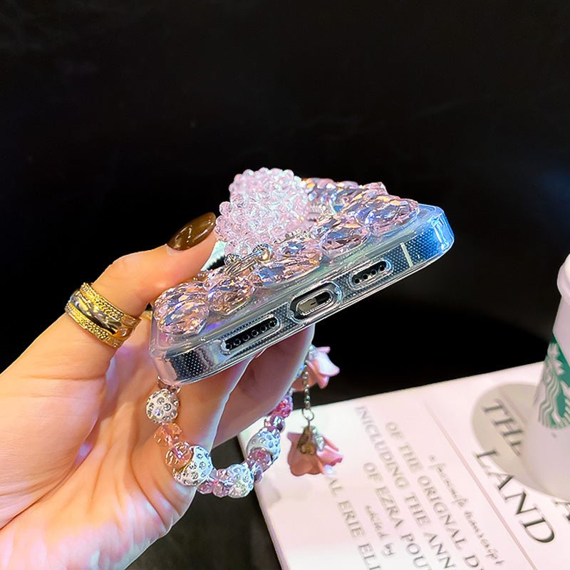 Fashionable And Creative Diamond - encrusted Mirror Phone Case - Taylor K Shop