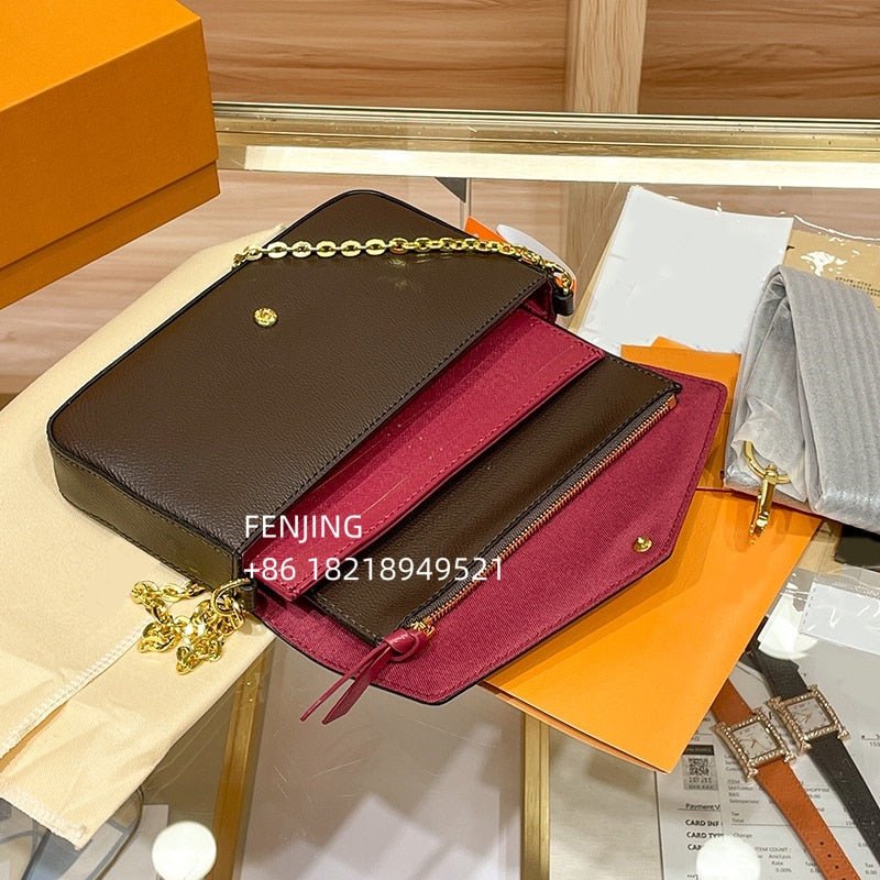 FENJING 2023 brand designer ladies leather handbag shoulder bag messenger bag ladies fashion stereo bucket bag - Taylor K Shop