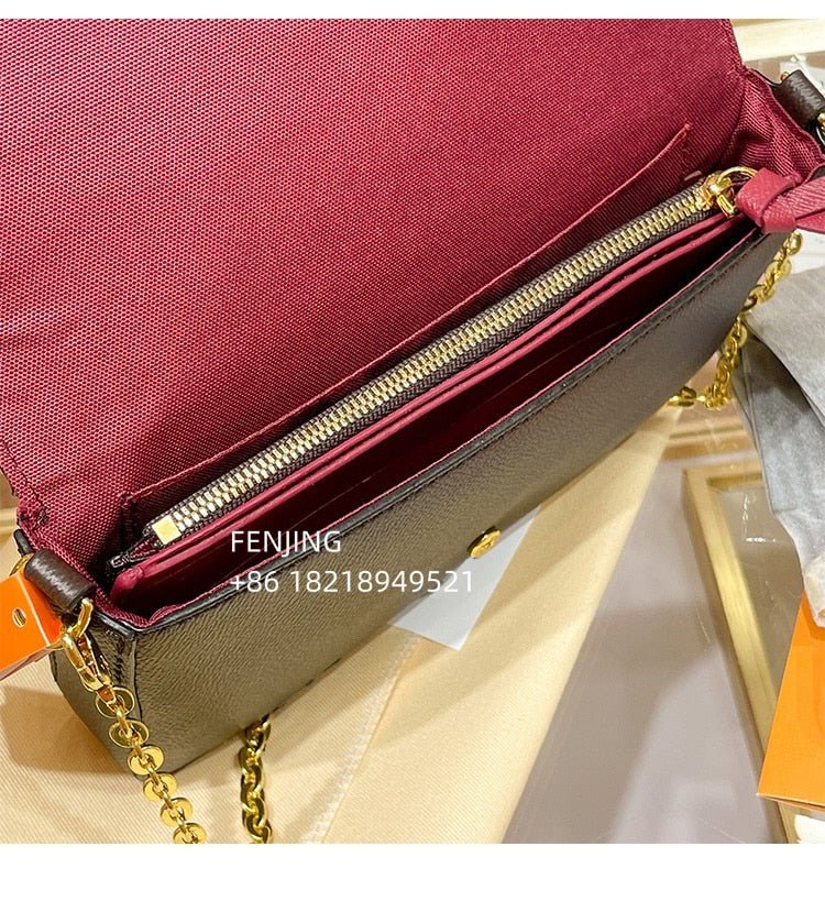 FENJING 2023 brand designer ladies leather handbag shoulder bag messenger bag ladies fashion stereo bucket bag - Taylor K Shop
