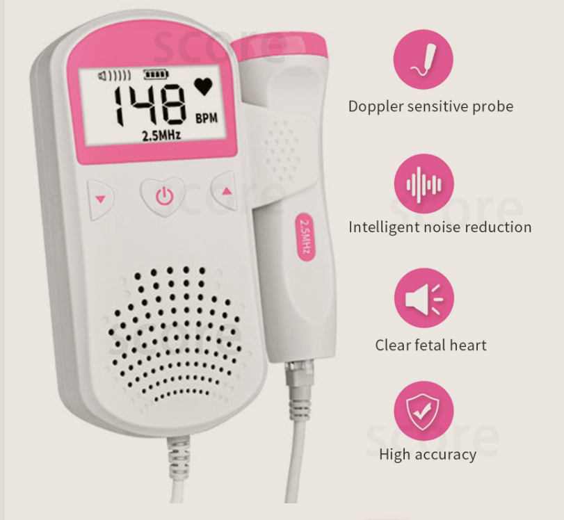 Fetal Heart Rate Monitor Home Pregnancy Baby Fetal Sound Heart Rate Detector - Taylor K Shop