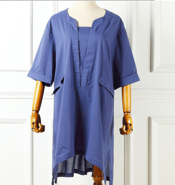 Fifth Sleeve Loose Fit Blouse - Taylor K Shop