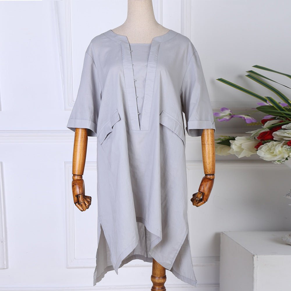 Fifth Sleeve Loose Fit Blouse - Taylor K Shop