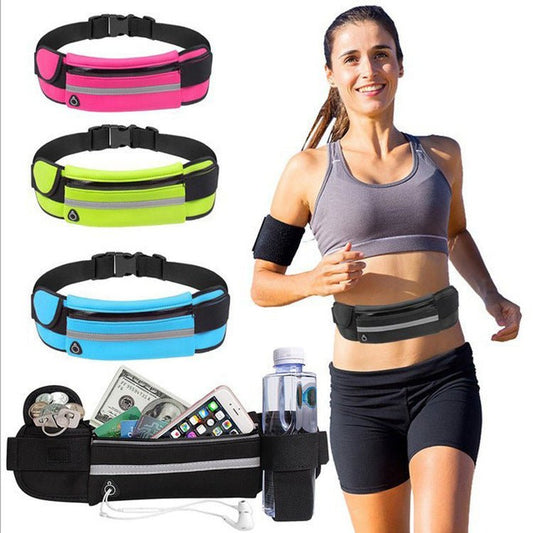 Fitness Waist Bag With Pocket Slim Running Jogging Belt Fanny Pack Bag For Hiking Cycling Workout Sports Gym - Taylor K Shop