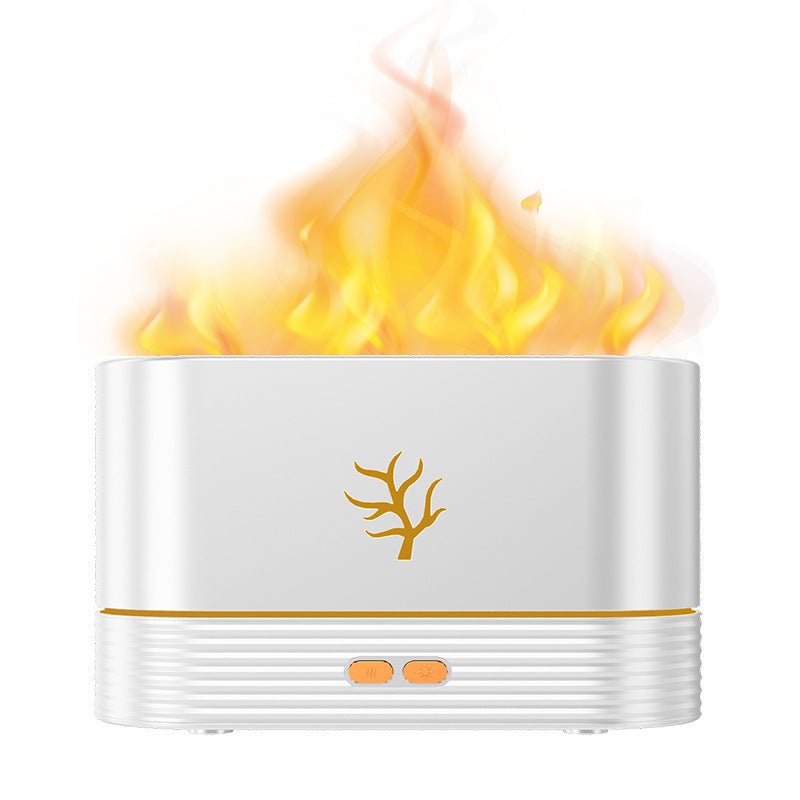 Flame Aroma Diffuser Air Humidifier Ultrasonic Cool Mist Maker Fogger Led Essential Oil Flame Lamp Difusor - Taylor K Shop