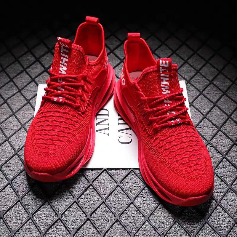 Flying Woven Men's Shoes Casual Shoes Fashion Running Shoes Men's Sports Shoes - Taylor K Shop
