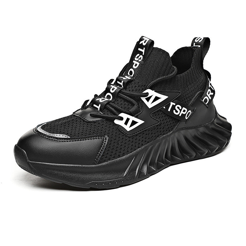 Foreign Trade Cross - Border 46 Large Size Men'S Shoes Summer Mesh Fly Woven Casual Sports Shoes Men'S Thick - Soled Ultra - Light Daddy Running Shoes - Taylor K Shop