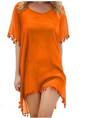 Fringed Ball Beach Blouse - Taylor K Shop