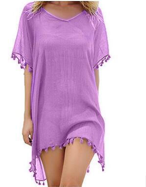 Fringed Ball Beach Blouse - Taylor K Shop