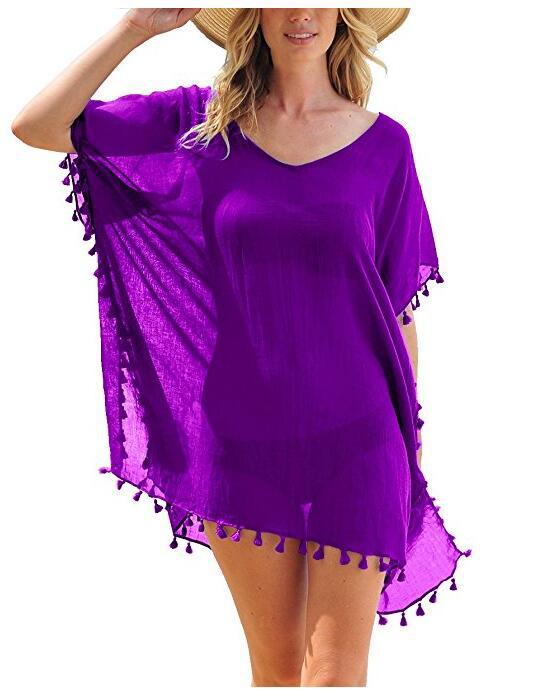 Fringed Ball Beach Blouse - Taylor K Shop