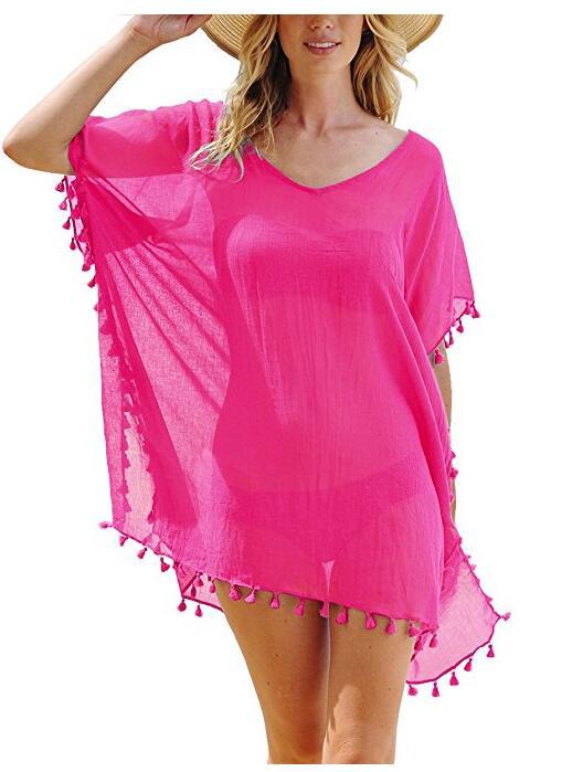 Fringed Ball Beach Blouse - Taylor K Shop