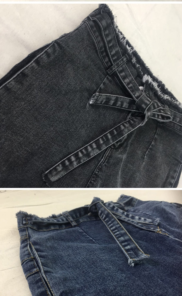 Fringed jeans - Taylor K Shop