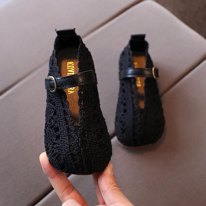 Girls Shoes Soft Sole Princess Shoes Lace Breathable Woven Shoes Flying Woven Sandals Toddler Shoes - Taylor K Shop
