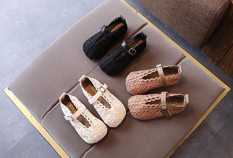 Girls Shoes Soft Sole Princess Shoes Lace Breathable Woven Shoes Flying Woven Sandals Toddler Shoes - Taylor K Shop