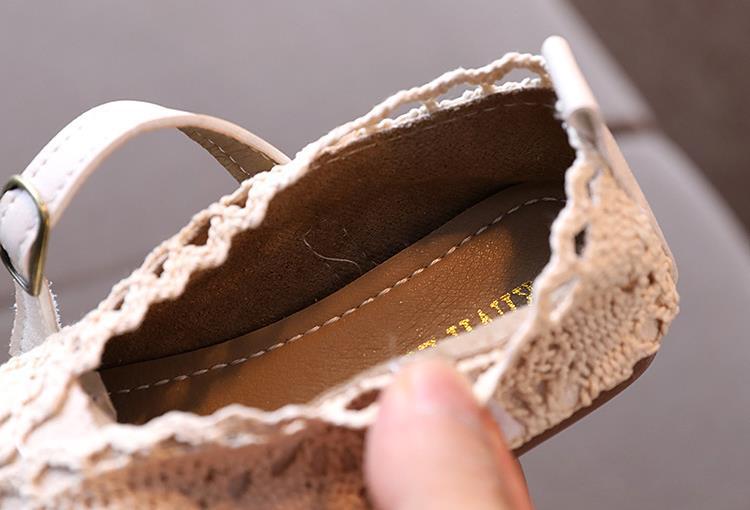 Girls Shoes Soft Sole Princess Shoes Lace Breathable Woven Shoes Flying Woven Sandals Toddler Shoes - Taylor K Shop