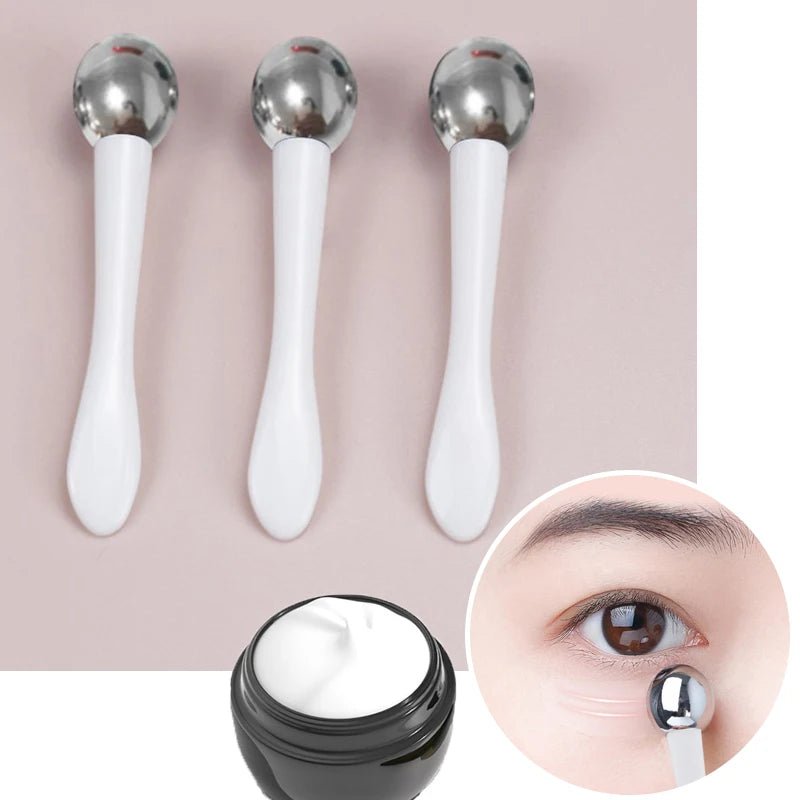 Gold Alloy Eye Roller Face Massage Tool - Taylor K Shop