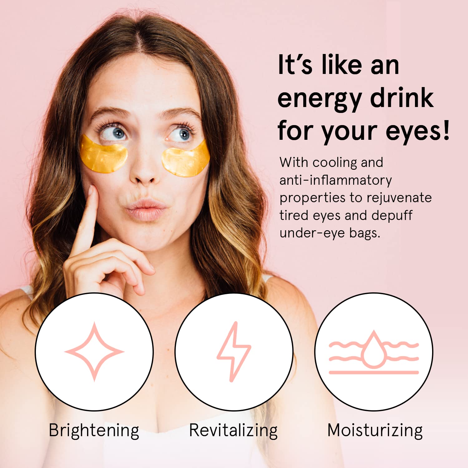 grace & stella Under Eye Mask (Gold, 48 Pairs) Eye Patch, Under Eye Patches for Dark Circles and Puffiness Undereye Bags, Wrinkles - Gel Under Eye Patches - Small Gifts - Vegan Cruelty - Free Self Care - Taylor K Shop