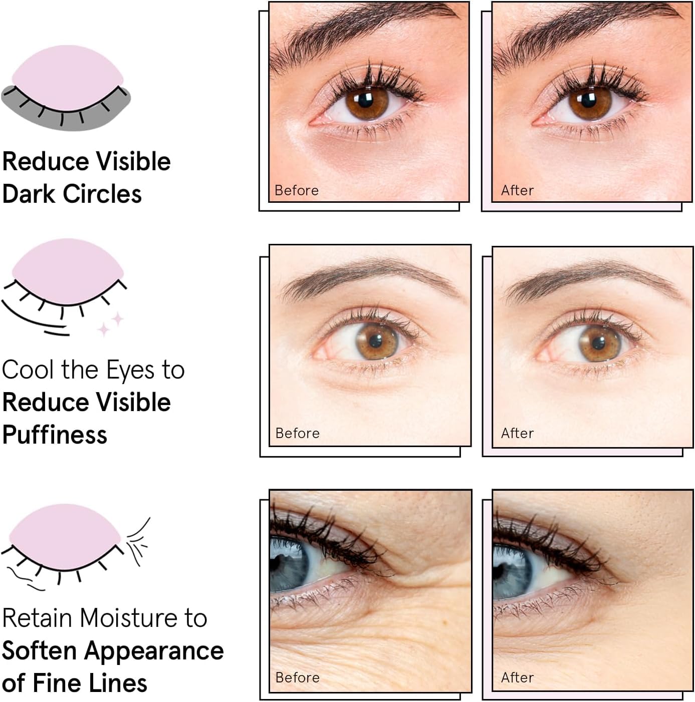grace & stella Under Eye Mask (Gold, 48 Pairs) Eye Patch, Under Eye Patches for Dark Circles and Puffiness Undereye Bags, Wrinkles - Gel Under Eye Patches - Small Gifts - Vegan Cruelty - Free Self Care - Taylor K Shop