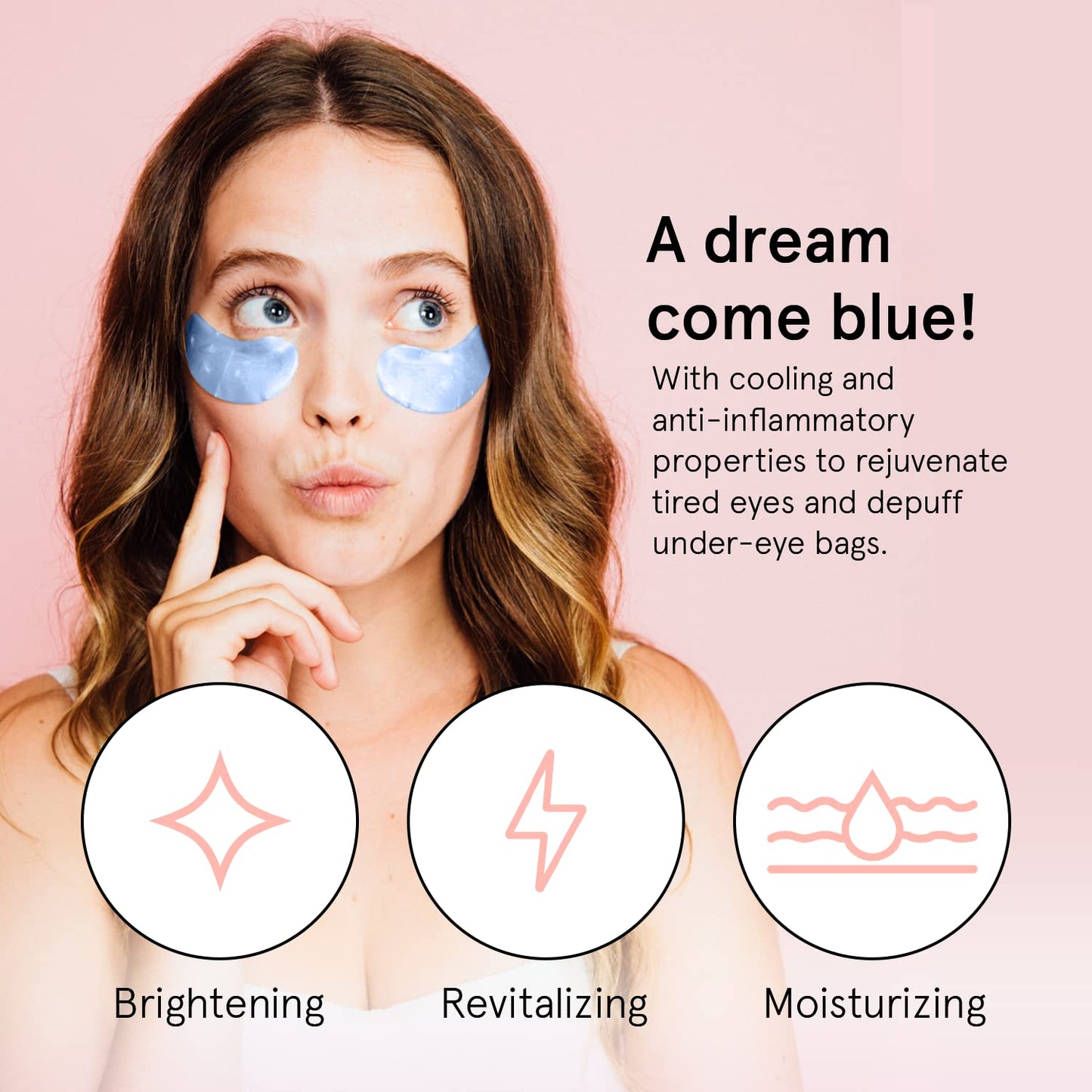 grace & stella Under Eye Mask (Gold, 48 Pairs) Eye Patch, Under Eye Patches for Dark Circles and Puffiness Undereye Bags, Wrinkles - Gel Under Eye Patches - Small Gifts - Vegan Cruelty - Free Self Care - Taylor K Shop