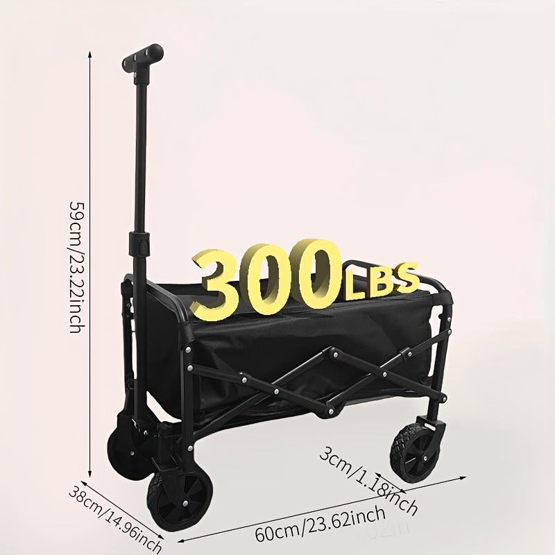 Heavy Duty Folding Wagon Cart with AllTerrain Wheels - Taylor K Shop