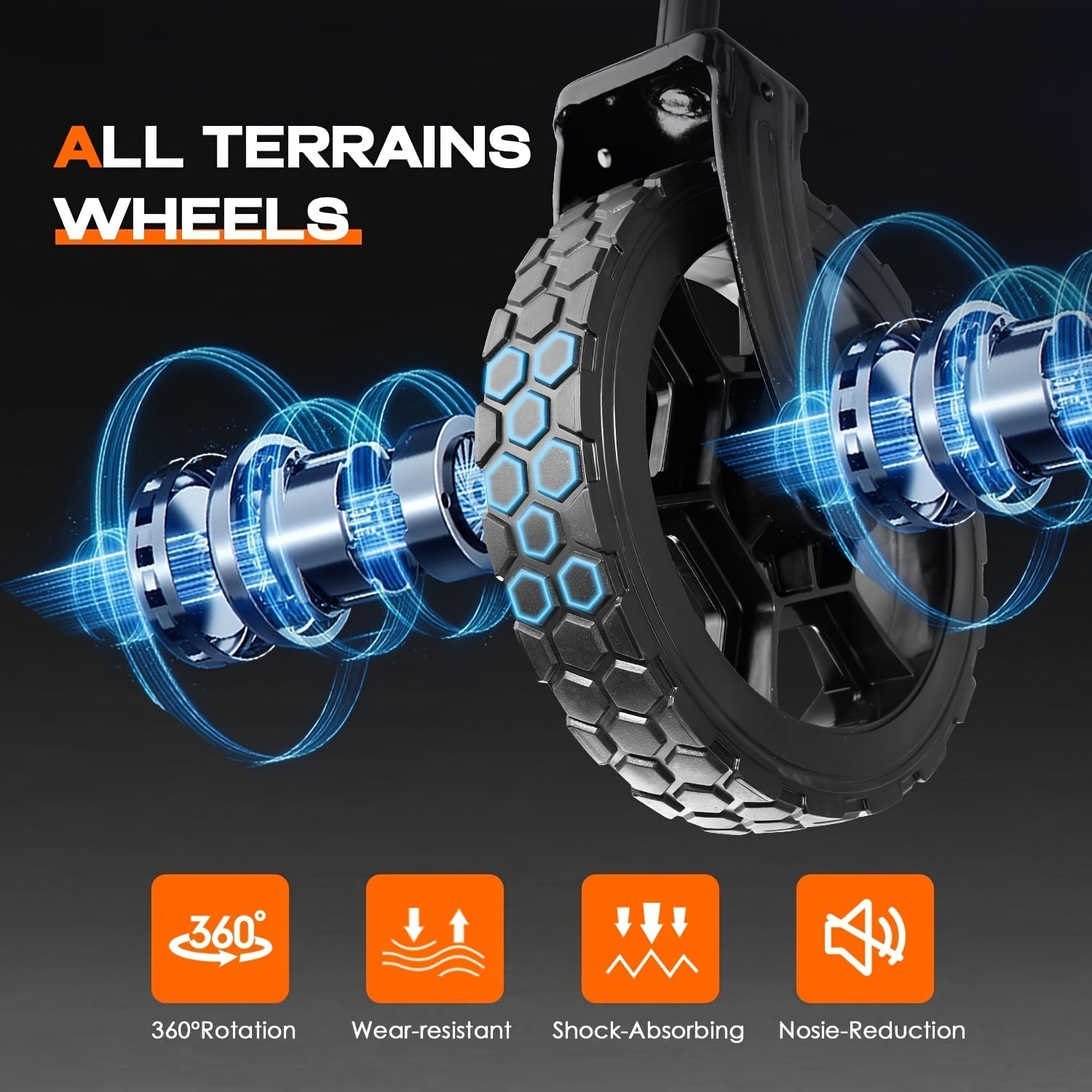 Heavy Duty Folding Wagon Cart with AllTerrain Wheels - Taylor K Shop