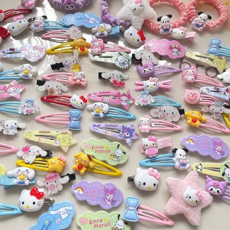 Hello Kitty 50th Anniversary Hair Clip Set 21Pcs - Taylor K Shop