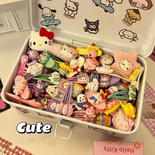 Hello Kitty 50th Anniversary Hair Clip Set 21Pcs - Taylor K Shop