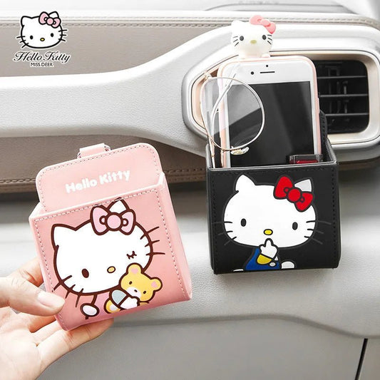 Hello Kitty Car Air Vent Organizer Cute Cat Storage Box - Taylor K Shop